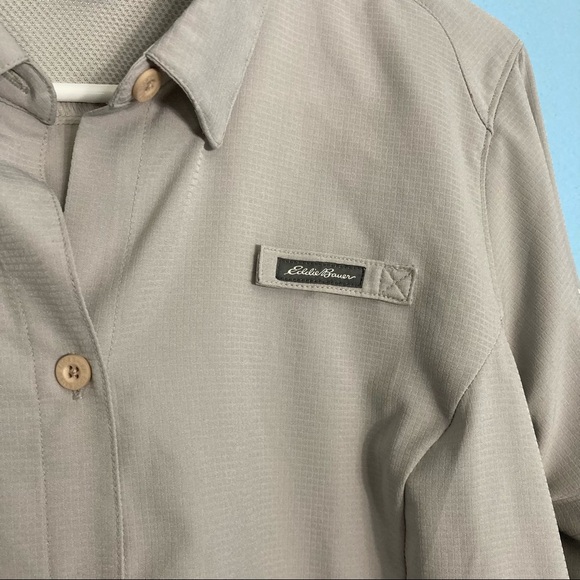 Eddie Bauer Sport Freedry Top - Beige - Women’s Large - Picture 3 of 10
